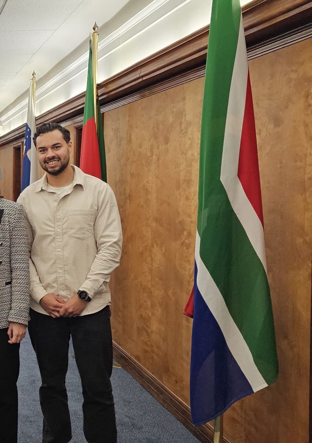 Praktikant Oscar Suomela