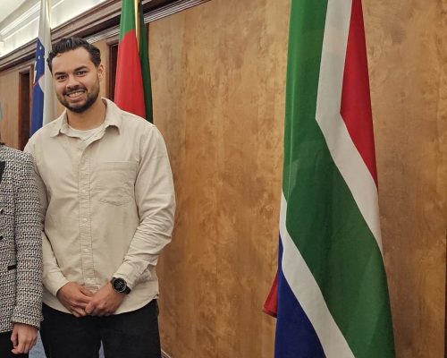 Praktikant Oscar Suomela